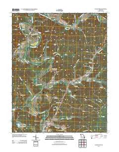 Coldwater Missouri Historical topographic map, 1:24000 scale, 7.5 X 7.5 Minute, Year 2011