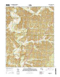 Coldwater Missouri Current topographic map, 1:24000 scale, 7.5 X 7.5 Minute, Year 2015