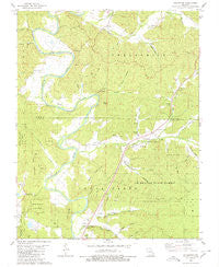 Coldwater Missouri Historical topographic map, 1:24000 scale, 7.5 X 7.5 Minute, Year 1980