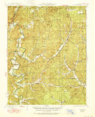 Coldwater Missouri Historical topographic map, 1:62500 scale, 15 X 15 Minute, Year 1930