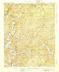 Coldwater Missouri Historical topographic map, 1:62500 scale, 15 X 15 Minute, Year 1930