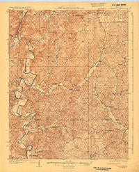 Coldwater Missouri Historical topographic map, 1:62500 scale, 15 X 15 Minute, Year 1930