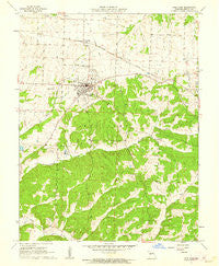 Cole Camp Missouri Historical topographic map, 1:24000 scale, 7.5 X 7.5 Minute, Year 1961