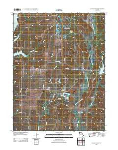 College Mound Missouri Historical topographic map, 1:24000 scale, 7.5 X 7.5 Minute, Year 2012
