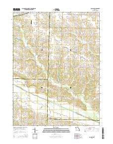 Colony Missouri Current topographic map, 1:24000 scale, 7.5 X 7.5 Minute, Year 2014