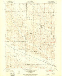 Colony Missouri Historical topographic map, 1:24000 scale, 7.5 X 7.5 Minute, Year 1951