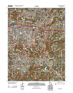 Columbia Missouri Historical topographic map, 1:24000 scale, 7.5 X 7.5 Minute, Year 2011