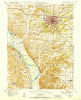 Columbia Missouri Historical topographic map, 1:62500 scale, 15 X 15 Minute, Year 1950