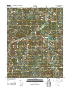 Competition Missouri Historical topographic map, 1:24000 scale, 7.5 X 7.5 Minute, Year 2012