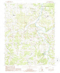Competition Missouri Historical topographic map, 1:24000 scale, 7.5 X 7.5 Minute, Year 1987