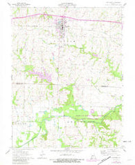 Concordia Missouri Historical topographic map, 1:24000 scale, 7.5 X 7.5 Minute, Year 1962