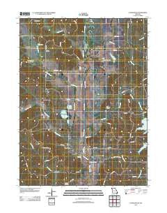 Connelsville Missouri Historical topographic map, 1:24000 scale, 7.5 X 7.5 Minute, Year 2012