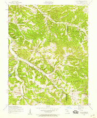 Conns Creek Missouri Historical topographic map, 1:24000 scale, 7.5 X 7.5 Minute, Year 1954