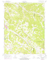 Conns Creek Missouri Historical topographic map, 1:24000 scale, 7.5 X 7.5 Minute, Year 1954