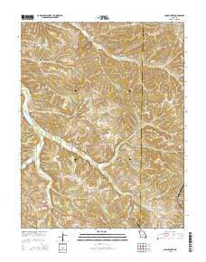 Conns Creek Missouri Current topographic map, 1:24000 scale, 7.5 X 7.5 Minute, Year 2015