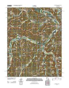 Cooper Hill Missouri Historical topographic map, 1:24000 scale, 7.5 X 7.5 Minute, Year 2012