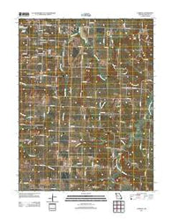Cornelia Missouri Historical topographic map, 1:24000 scale, 7.5 X 7.5 Minute, Year 2011