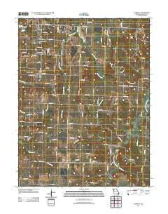 Cornelia Missouri Historical topographic map, 1:24000 scale, 7.5 X 7.5 Minute, Year 2011