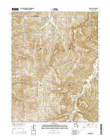 Cornelia Missouri Current topographic map, 1:24000 scale, 7.5 X 7.5 Minute, Year 2014