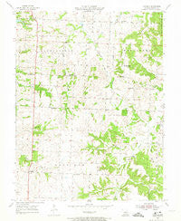 Cornelia Missouri Historical topographic map, 1:24000 scale, 7.5 X 7.5 Minute, Year 1955