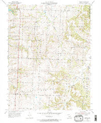 Cornelia Missouri Historical topographic map, 1:24000 scale, 7.5 X 7.5 Minute, Year 1955