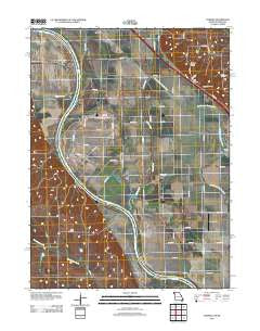 Corning Missouri Historical topographic map, 1:24000 scale, 7.5 X 7.5 Minute, Year 2012