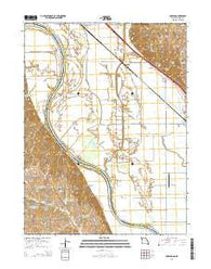 Corning Missouri Current topographic map, 1:24000 scale, 7.5 X 7.5 Minute, Year 2014