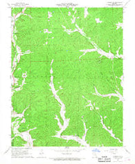 Corridon SE Missouri Historical topographic map, 1:24000 scale, 7.5 X 7.5 Minute, Year 1967