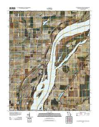 Cottonwood Point Missouri Historical topographic map, 1:24000 scale, 7.5 X 7.5 Minute, Year 2011