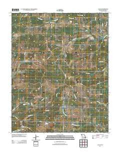 Couch Missouri Historical topographic map, 1:24000 scale, 7.5 X 7.5 Minute, Year 2011