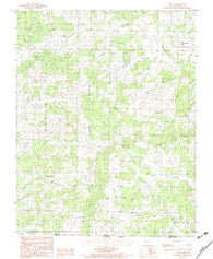 Couch Missouri Historical topographic map, 1:24000 scale, 7.5 X 7.5 Minute, Year 1982