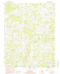 Couch Missouri Historical topographic map, 1:24000 scale, 7.5 X 7.5 Minute, Year 1984