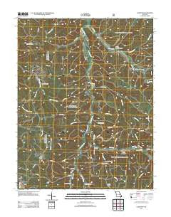 Courtois Missouri Historical topographic map, 1:24000 scale, 7.5 X 7.5 Minute, Year 2011