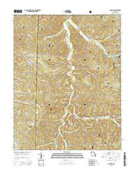 Courtois Missouri Current topographic map, 1:24000 scale, 7.5 X 7.5 Minute, Year 2015