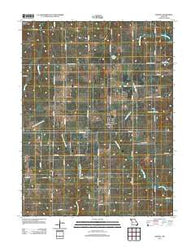 Cowgill Missouri Historical topographic map, 1:24000 scale, 7.5 X 7.5 Minute, Year 2012