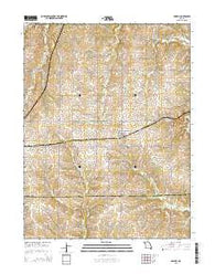 Cowgill Missouri Current topographic map, 1:24000 scale, 7.5 X 7.5 Minute, Year 2015