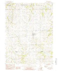 Cowgill Missouri Historical topographic map, 1:24000 scale, 7.5 X 7.5 Minute, Year 1984