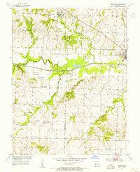 Creighton Missouri Historical topographic map, 1:24000 scale, 7.5 X 7.5 Minute, Year 1953