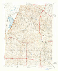 Creve Coeur Missouri Historical topographic map, 1:24000 scale, 7.5 X 7.5 Minute, Year 1940