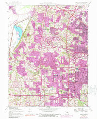 Creve Coeur Missouri Historical topographic map, 1:24000 scale, 7.5 X 7.5 Minute, Year 1954