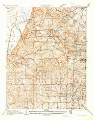 Creve Coeur Missouri Historical topographic map, 1:24000 scale, 7.5 X 7.5 Minute, Year 1933