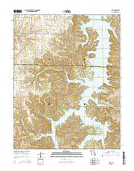 Crisp Missouri Current topographic map, 1:24000 scale, 7.5 X 7.5 Minute, Year 2015