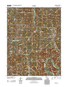 Crocker Missouri Historical topographic map, 1:24000 scale, 7.5 X 7.5 Minute, Year 2011