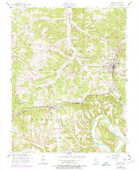 Crocker Missouri Historical topographic map, 1:24000 scale, 7.5 X 7.5 Minute, Year 1954