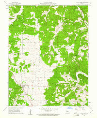 Cross Timbers Missouri Historical topographic map, 1:24000 scale, 7.5 X 7.5 Minute, Year 1960