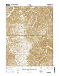 Cross Timbers Missouri Current topographic map, 1:24000 scale, 7.5 X 7.5 Minute, Year 2014