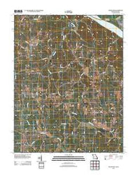 Crosstown Missouri Historical topographic map, 1:24000 scale, 7.5 X 7.5 Minute, Year 2012