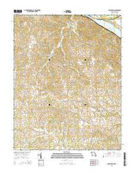Crosstown Missouri Current topographic map, 1:24000 scale, 7.5 X 7.5 Minute, Year 2015