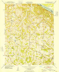 Crosstown Missouri Historical topographic map, 1:24000 scale, 7.5 X 7.5 Minute, Year 1948