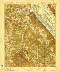 Crystal City Missouri Historical topographic map, 1:62500 scale, 15 X 15 Minute, Year 1915